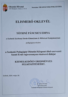 Elismerő oklevél class=